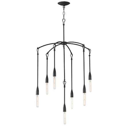 Maxim Lighting Pioneer 7-Light Chandelier, Anthracite 27718AR